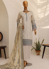 Ever Green By Schick Digital Embroidered Lawn 3 Piece Unstitched Suit SDH25EG DD-06