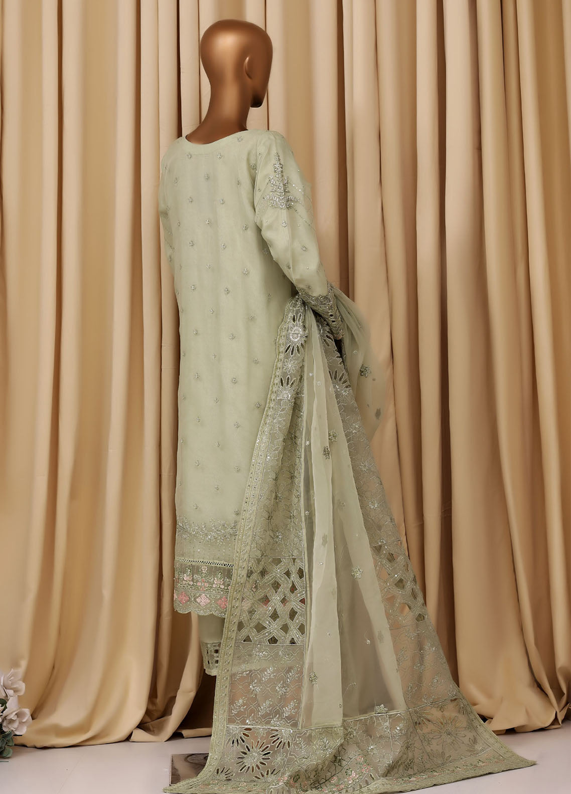 Falsafaa By HZ Textile Formal Embroidered Organza 3 Piece Stitched Suit HZ25FFMOV7 HZK-218-A Falsafaa By HZ Textile Formal Embroidered Organza 3 Piece Stitched Suit HZ25FFMOV7 HZK-218-A