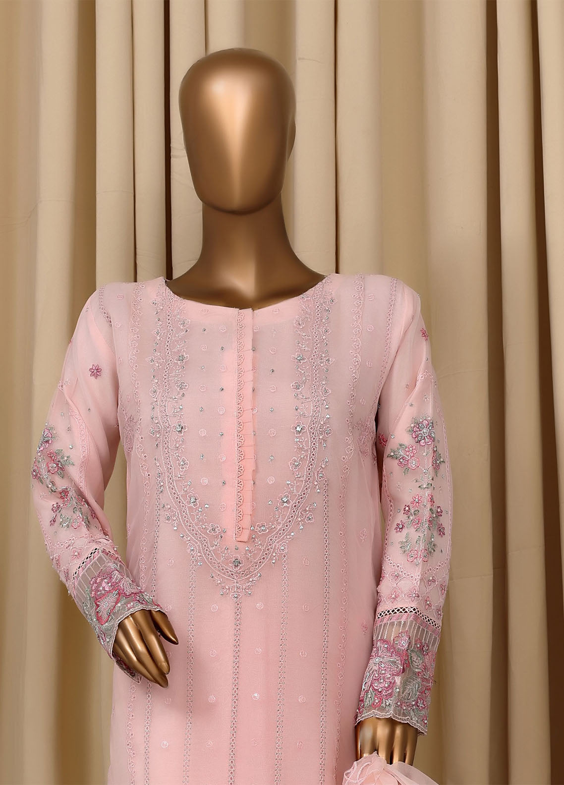 Falsafaa By HZ Textile Formal Embroidered Organza 3 Piece Stitched Suit HZ25FFMOV7 HZK-219-B Falsafaa By HZ Textile Formal Embroidered Organza 3 Piece Stitched Suit HZ25FFMOV7 HZK-219-B