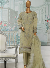 Falsafaa By HZ Textile Formals Embroidered Organza 3 Piece Stitched Suit HZ24FV3 HZK-174-A