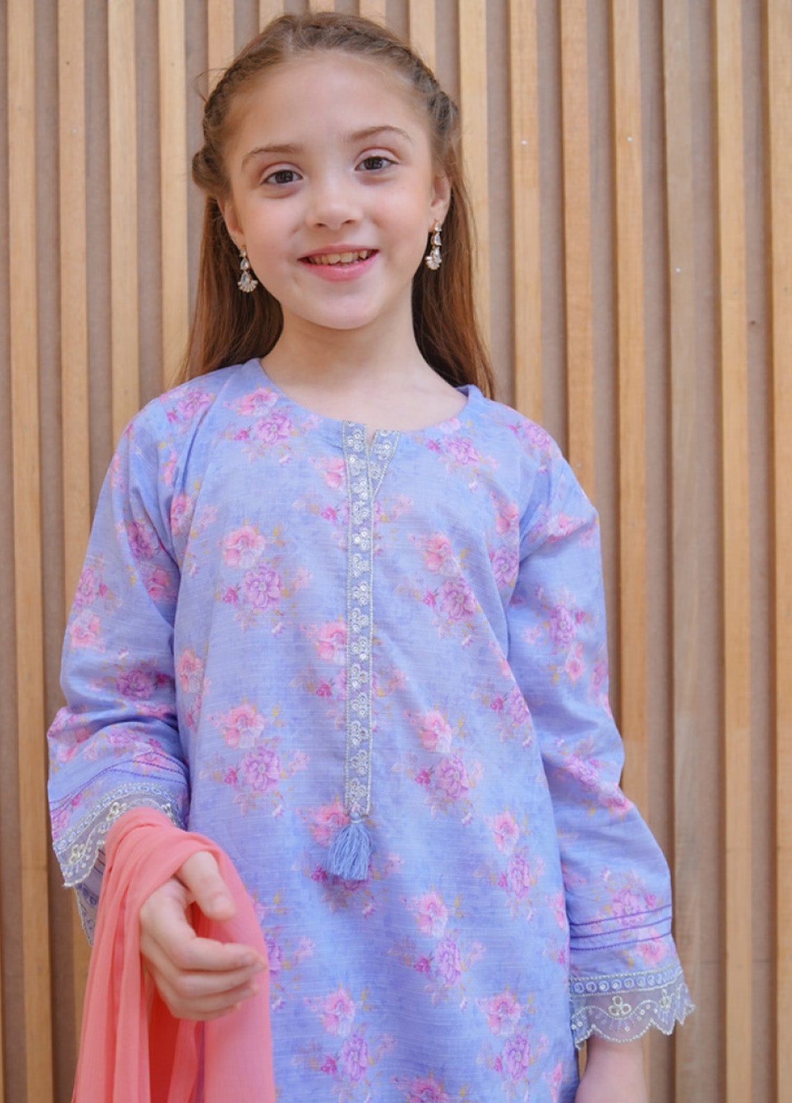 Farshi By Shanzey Embroidered Lawn Suits Stitched 3 Piece For Girls S25FLE SHK-4424 Farshi By Shanzey Embroidered Lawn Suits Stitched 3 Piece For Girls S25FLE SHK-4424