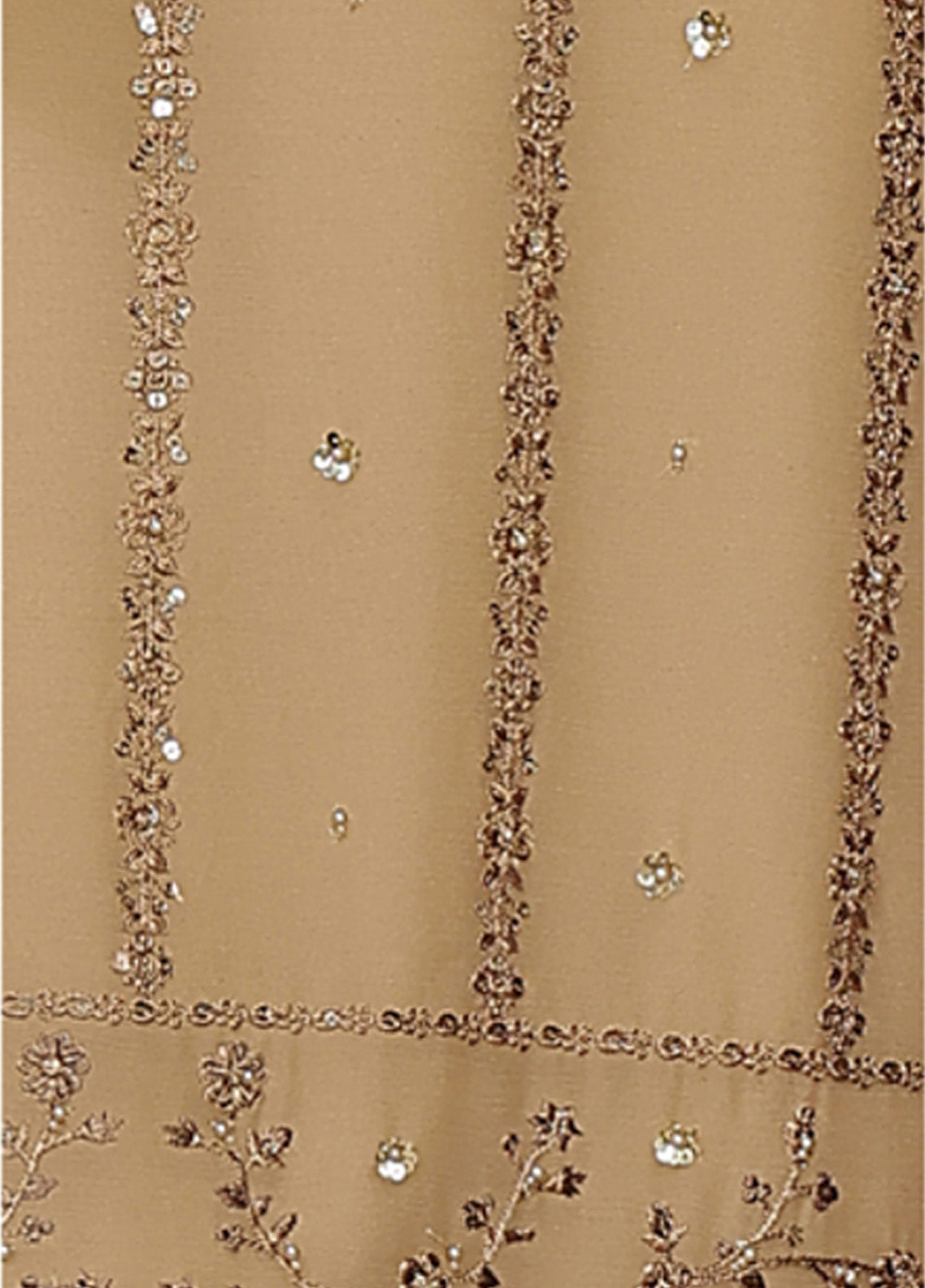 Fasaane By HZ Textile Embroidered Chiffon 3 Piece Stitched Suit HZ24F HZK-195-BGE Fasaane By HZ Textile Embroidered Chiffon 3 Piece Stitched Suit HZ24F HZK-195-BGE