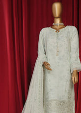 Fasaane By HZ Textile Embroidered Chiffon 3 Piece Stitched Suit HZ24F HZK-196-PLGR