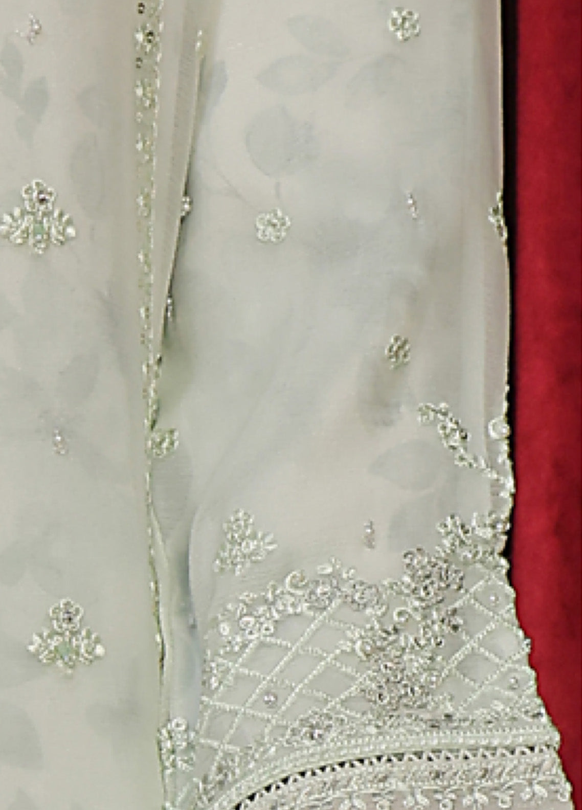 Fasaane By HZ Textile Embroidered Chiffon 3 Piece Stitched Suit HZ24F HZK-196-PLGR Fasaane By HZ Textile Embroidered Chiffon 3 Piece Stitched Suit HZ24F HZK-196-PLGR