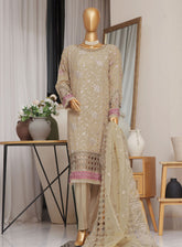 Fasaane By HZ Textile Embroidered Chiffon 3 Piece Stitched Suit HZ24FV5 HZK-171 DB