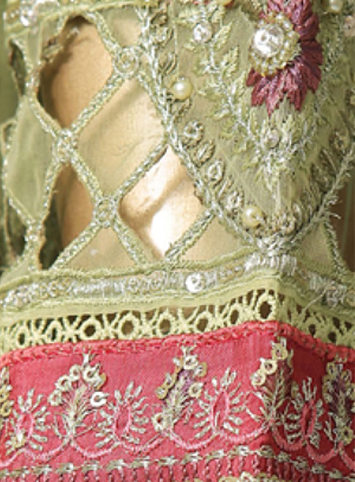 Fasaane By HZ Textile Embroidered Chiffon 3 Piece Stitched Suit HZ24FV5 HZK-171 LG Fasaane By HZ Textile Embroidered Chiffon 3 Piece Stitched Suit HZ24FV5 HZK-171 LG