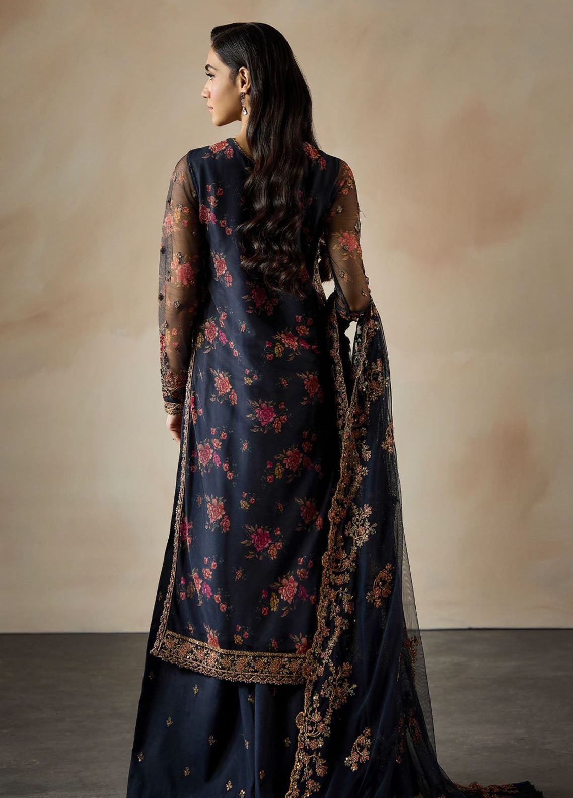 Fasana By Zarif Embroidered Net 3 Piece Unstitched Suit ZF26FP&E D-ZRF-PE-01 MEHRAB Fasana By Zarif Embroidered Net 3 Piece Unstitched Suit ZF26FP&E D-ZRF-PE-01 MEHRAB