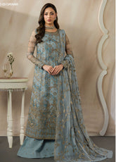 Fasana By Zarif Embroidered Net 3 Piece Unstitched Suit ZF26FP&E D-ZRF-PE-03 DAYAAR