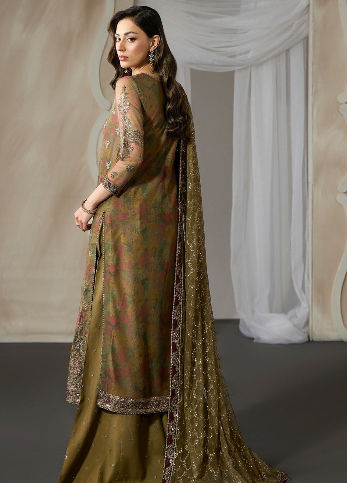 Fasana By Zarif Embroidered Net 3 Piece Unstitched Suit ZF26FP&E D-ZRF-PE-05 ZAYRAH Fasana By Zarif Embroidered Net 3 Piece Unstitched Suit ZF26FP&E D-ZRF-PE-05 ZAYRAH