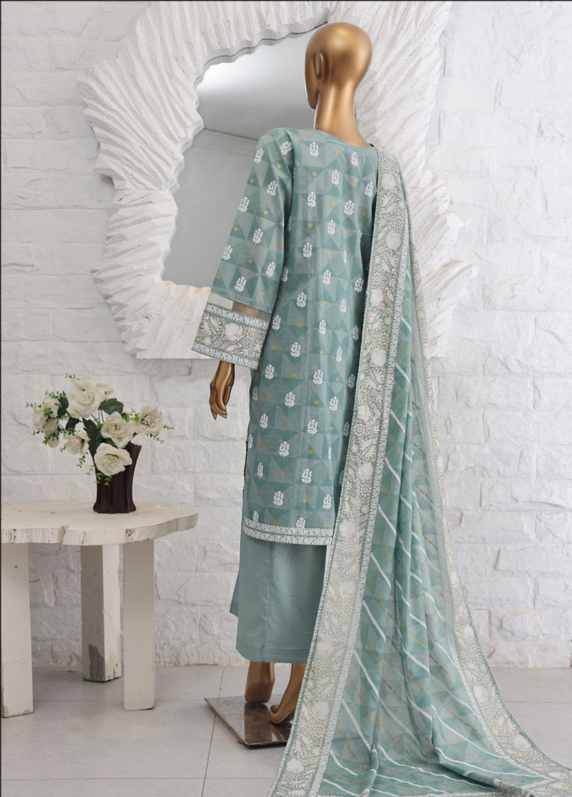 Festive Hues By HZ Textile Printed Lawn 3 Piece Stitched Suit HZ25FH SSP-019 Festive Hues By HZ Textile Printed Lawn 3 Piece Stitched Suit HZ25FH SSP-019