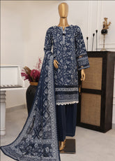 Festive Hues By HZ Textile Printed Lawn 3 Piece Stitched Suit HZ25FH SSP-020