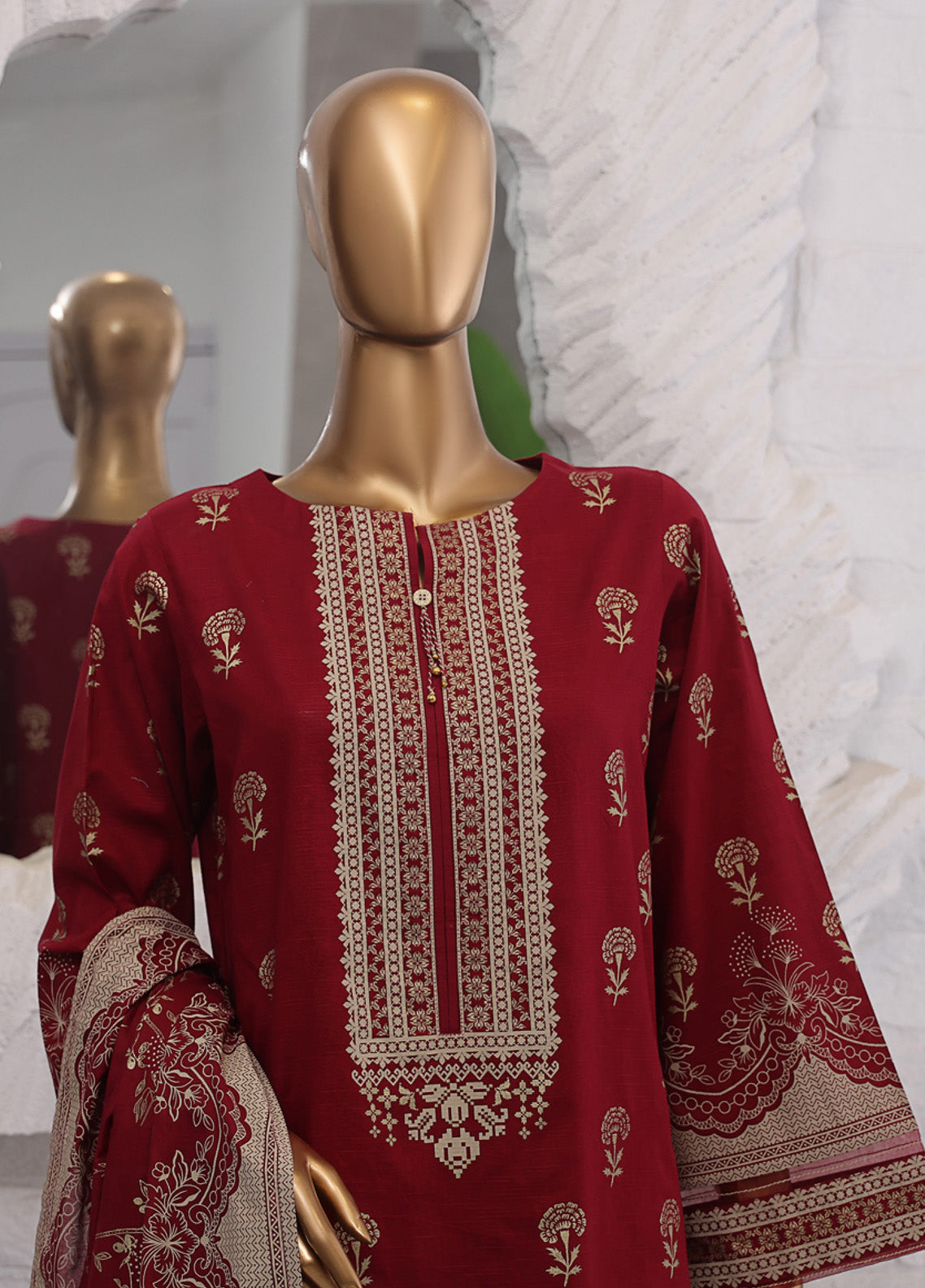 Festive Hues By HZ Textile Printed Lawn 3 Piece Stitched Suit HZ25FH SSP-022 Festive Hues By HZ Textile Printed Lawn 3 Piece Stitched Suit HZ25FH SSP-022