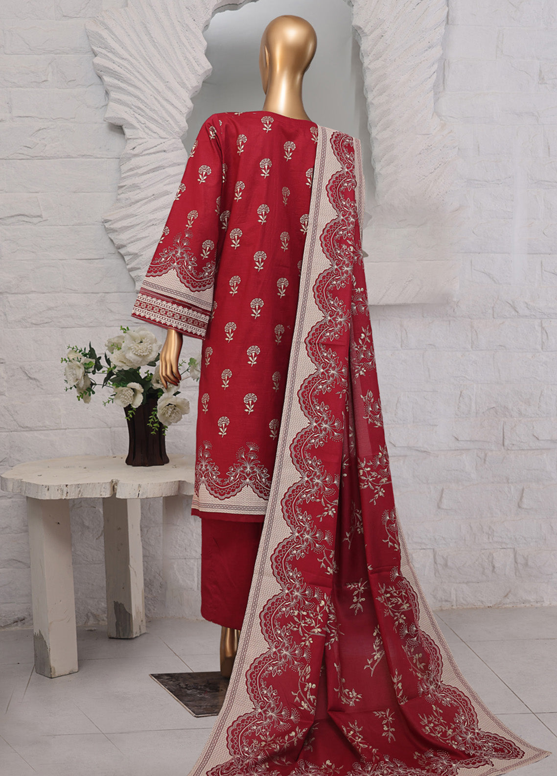 Festive Hues By HZ Textile Printed Lawn 3 Piece Stitched Suit HZ25FH SSP-022 Festive Hues By HZ Textile Printed Lawn 3 Piece Stitched Suit HZ25FH SSP-022