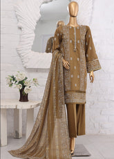 Festive Hues By HZ Textile Printed Lawn 3 Piece Stitched Suit HZ25FH SSP-023