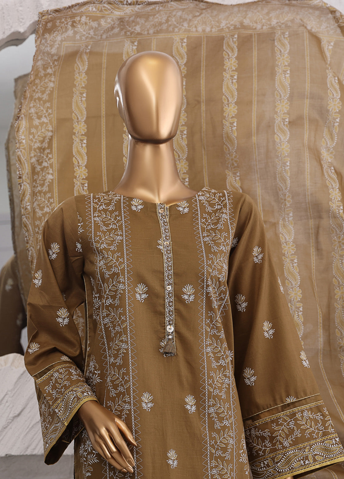 Festive Hues By HZ Textile Printed Lawn 3 Piece Stitched Suit HZ25FH SSP-023 Festive Hues By HZ Textile Printed Lawn 3 Piece Stitched Suit HZ25FH SSP-023