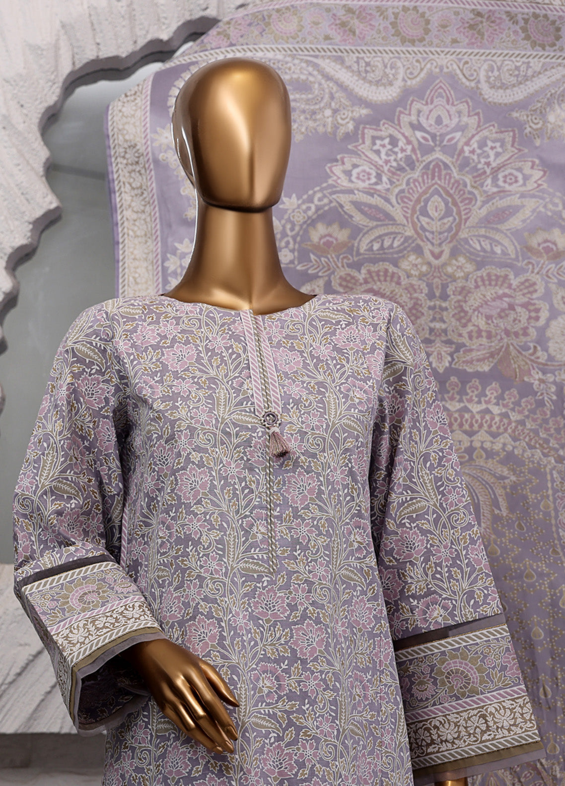 Festive Hues By HZ Textile Printed Lawn 3 Piece Stitched Suit HZ25FH SSP-025 Festive Hues By HZ Textile Printed Lawn 3 Piece Stitched Suit HZ25FH SSP-025