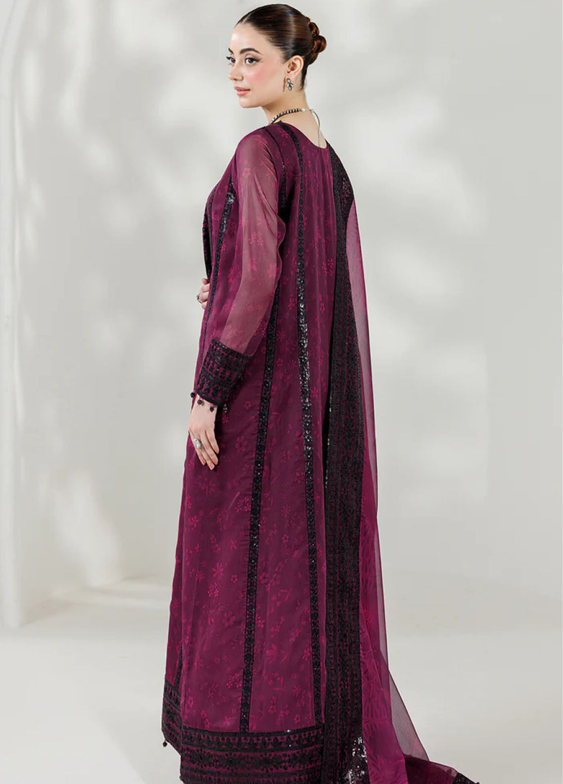 Fiorella By Farasha Embroidered Chiffon 3 Piece Unstitched Suit FSH26FF D-04 VIOLET ECLIPS Fiorella By Farasha Embroidered Chiffon 3 Piece Unstitched Suit FSH26FF D-04 VIOLET ECLIPS