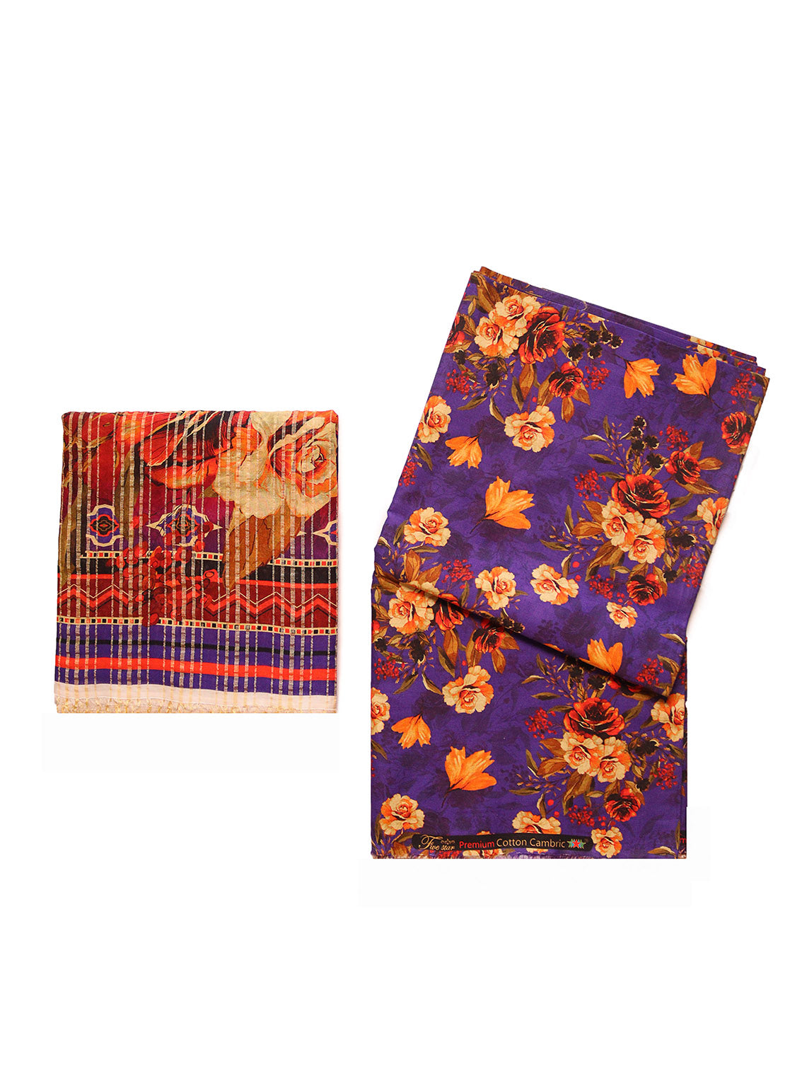 Five Star Printed Cambric 3 Piece Unstitched Suit FS24PC D-22156 Five Star Printed Cambric 3 Piece Unstitched Suit FS24PC D-22156