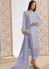 Fleur By Soghat Creation Embroidered Chiffon 3 Piece Unstitched Suit SC25FV2 D-02