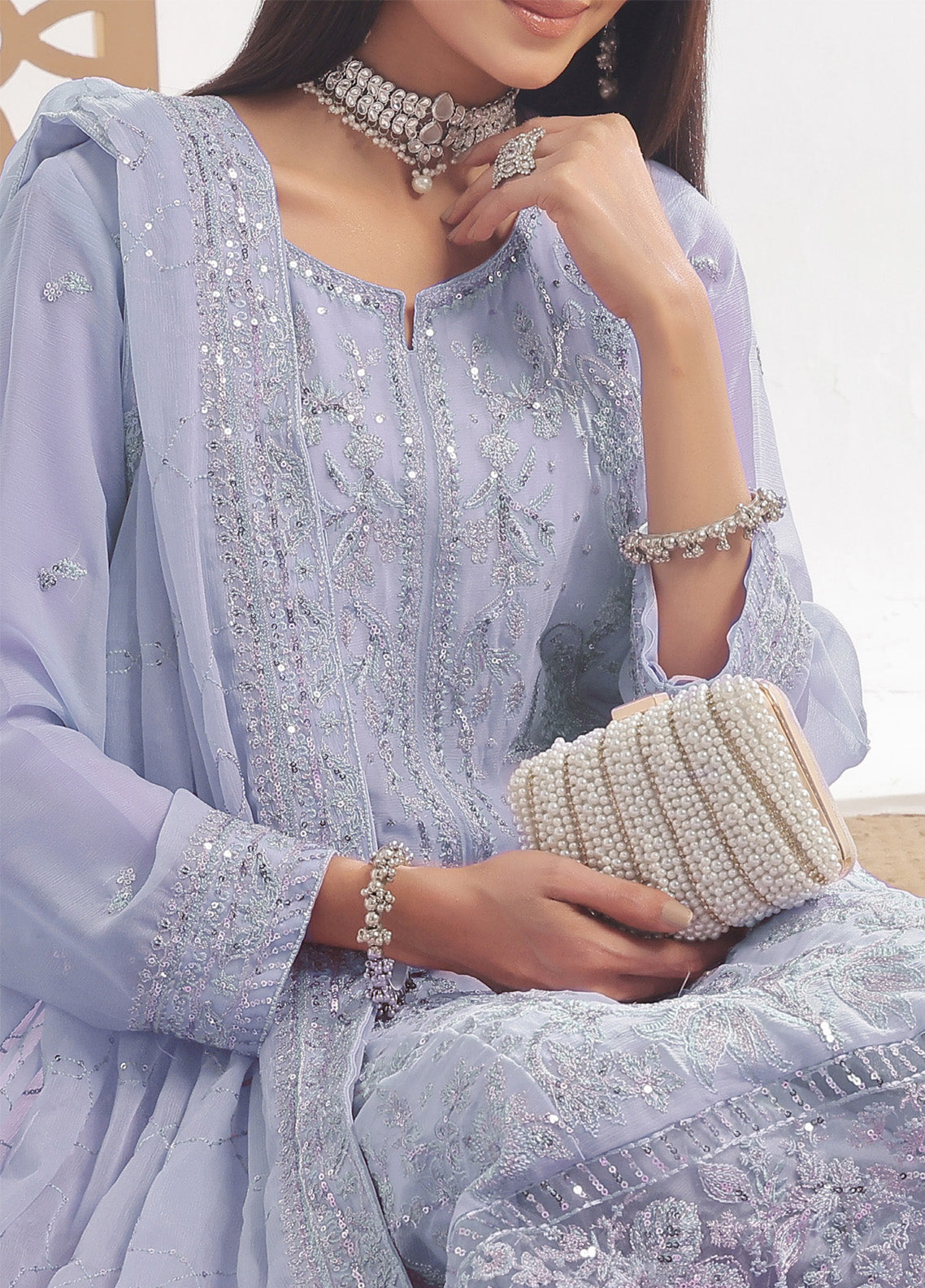 Fleur By Soghat Creation Embroidered Chiffon 3 Piece Unstitched Suit SC25FV2 D-02 Fleur By Soghat Creation Embroidered Chiffon 3 Piece Unstitched Suit SC25FV2 D-02