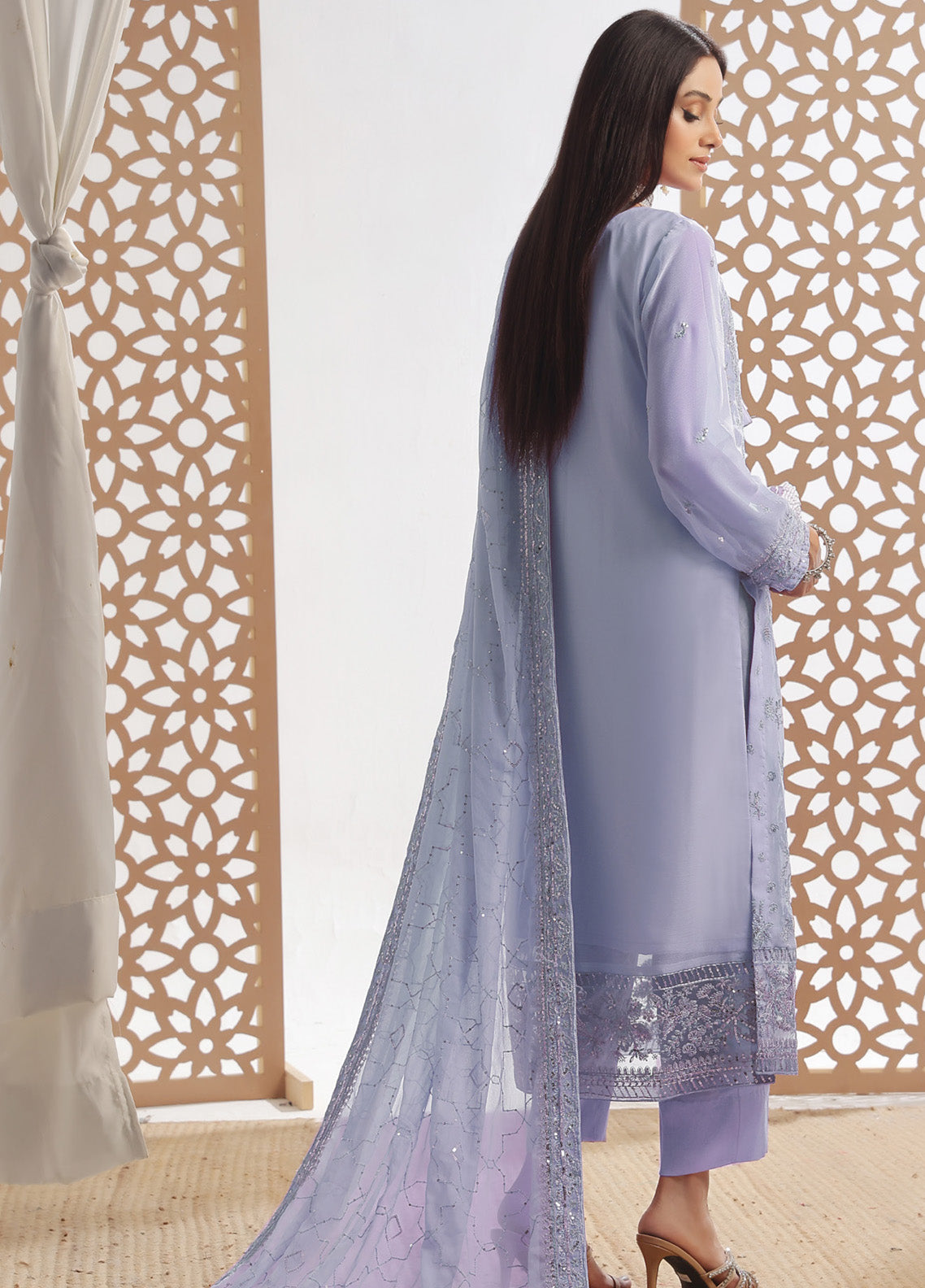 Fleur By Soghat Creation Embroidered Chiffon 3 Piece Unstitched Suit SC25FV2 D-02 Fleur By Soghat Creation Embroidered Chiffon 3 Piece Unstitched Suit SC25FV2 D-02