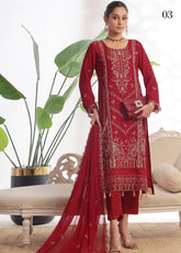 Fleur By Soghat Creation Embroidered Chiffon 3 Piece Unstitched Suit SC25FV2 D-03