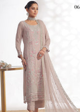 Fleur By Soghat Creation Embroidered Chiffon 3 Piece Unstitched Suit SC25FV2 D-06