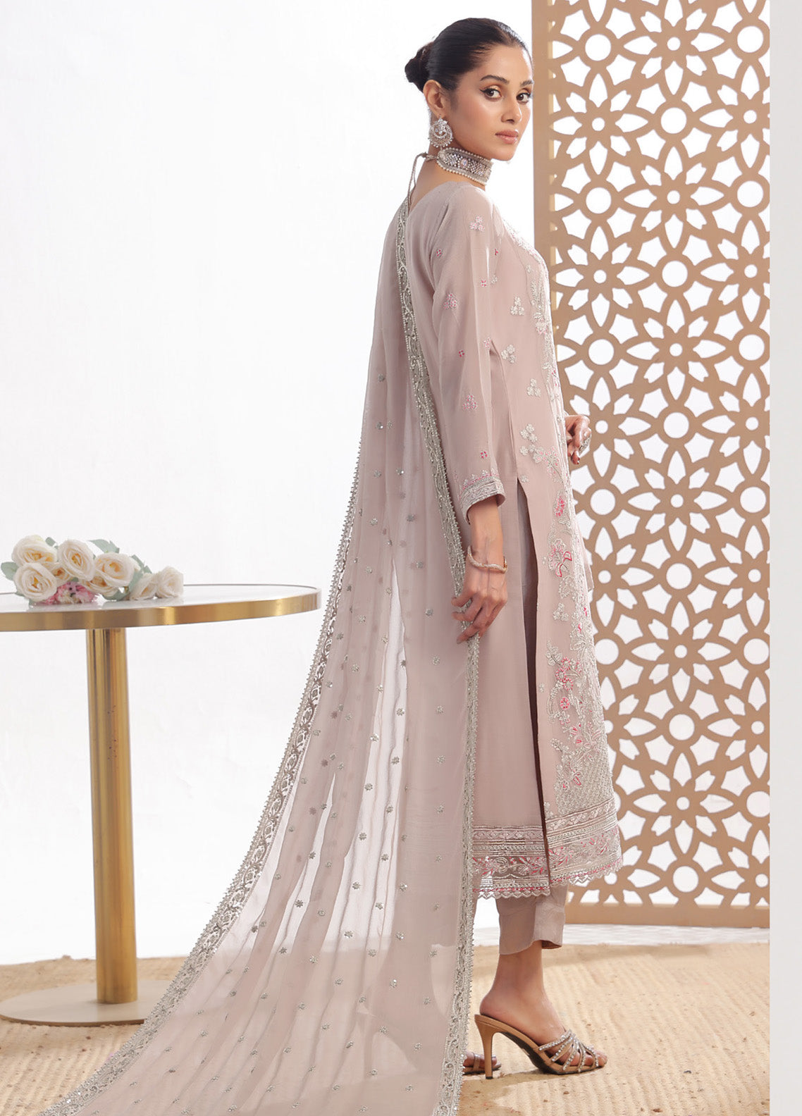 Fleur By Soghat Creation Embroidered Chiffon 3 Piece Unstitched Suit SC25FV2 D-06 Fleur By Soghat Creation Embroidered Chiffon 3 Piece Unstitched Suit SC25FV2 D-06