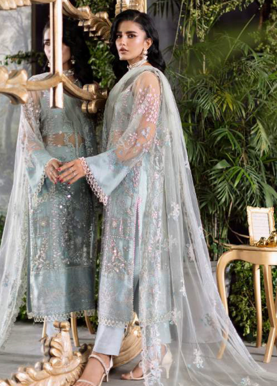 Fleurie By Saad Shaikh Embroidered Net 3 Piece Unstitched Suit SSK25FV3 D-1003 STELLA Fleurie By Saad Shaikh Embroidered Net 3 Piece Unstitched Suit SSK25FV3 D-1003 STELLA