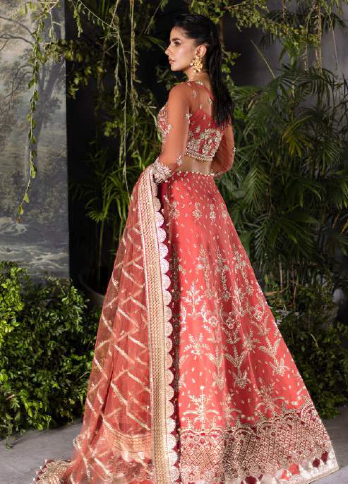 Fleurie By Saad Shaikh Embroidered Net 3 Piece Unstitched Suit SSK25FV3 D-1004 EMBER ROSE Fleurie By Saad Shaikh Embroidered Net 3 Piece Unstitched Suit SSK25FV3 D-1004 EMBER ROSE