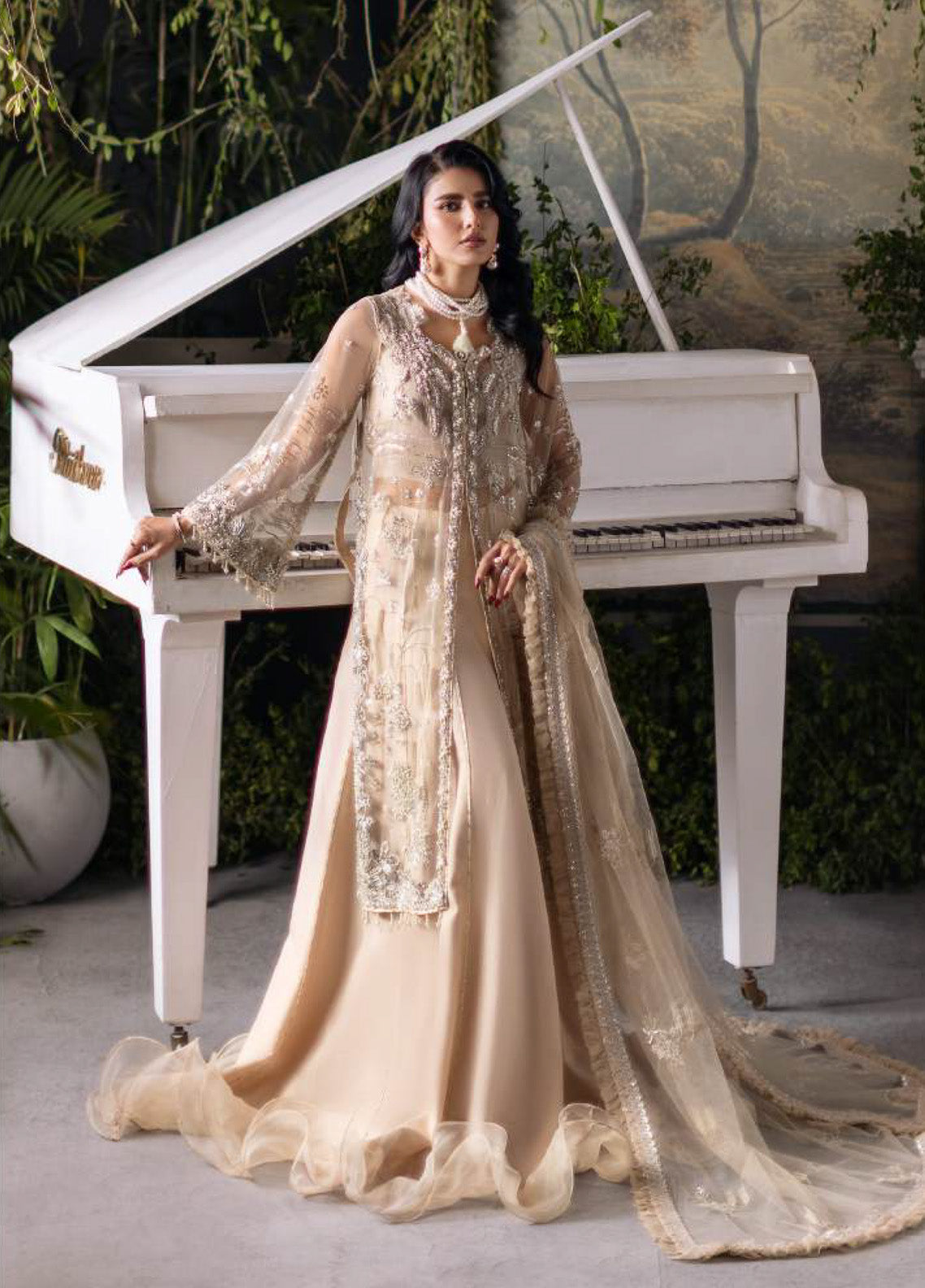 Fleurie By Saad Shaikh Embroidered Net 3 Piece Unstitched Suit SSK25FV3 D-1005 CLARA Fleurie By Saad Shaikh Embroidered Net 3 Piece Unstitched Suit SSK25FV3 D-1005 CLARA