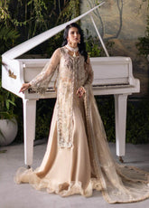 Fleurie By Saad Shaikh Embroidered Net 3 Piece Unstitched Suit SSK25FV3 D-1005 CLARA