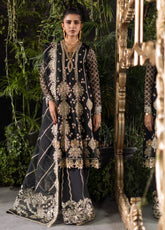 Fleurie By Saad Shaikh Embroidered Organza 3 Piece Unstitched Suit SSK25FV3 D-1000 CELESTIA