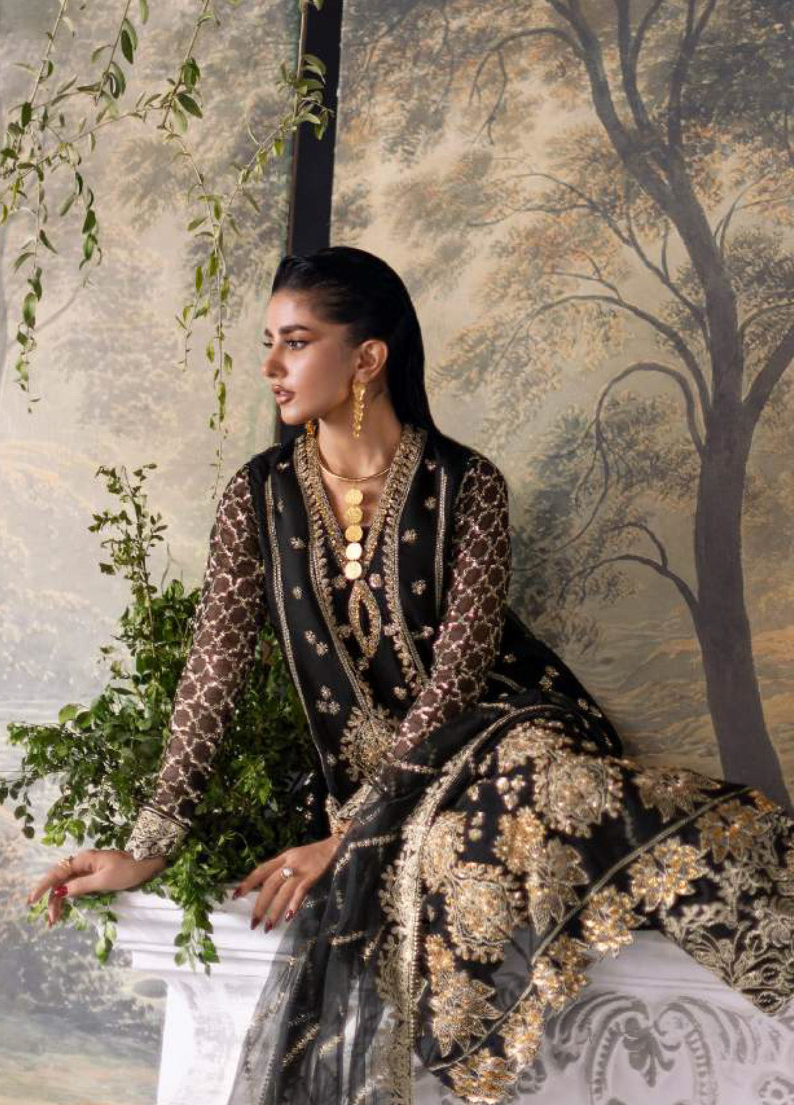 Fleurie By Saad Shaikh Embroidered Organza 3 Piece Unstitched Suit SSK25FV3 D-1000 CELESTIA Fleurie By Saad Shaikh Embroidered Organza 3 Piece Unstitched Suit SSK25FV3 D-1000 CELESTIA