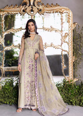 Fleurie By Saad Shaikh Embroidered Organza 3 Piece Unstitched Suit SSK25FV3 D-1002 LUCIA