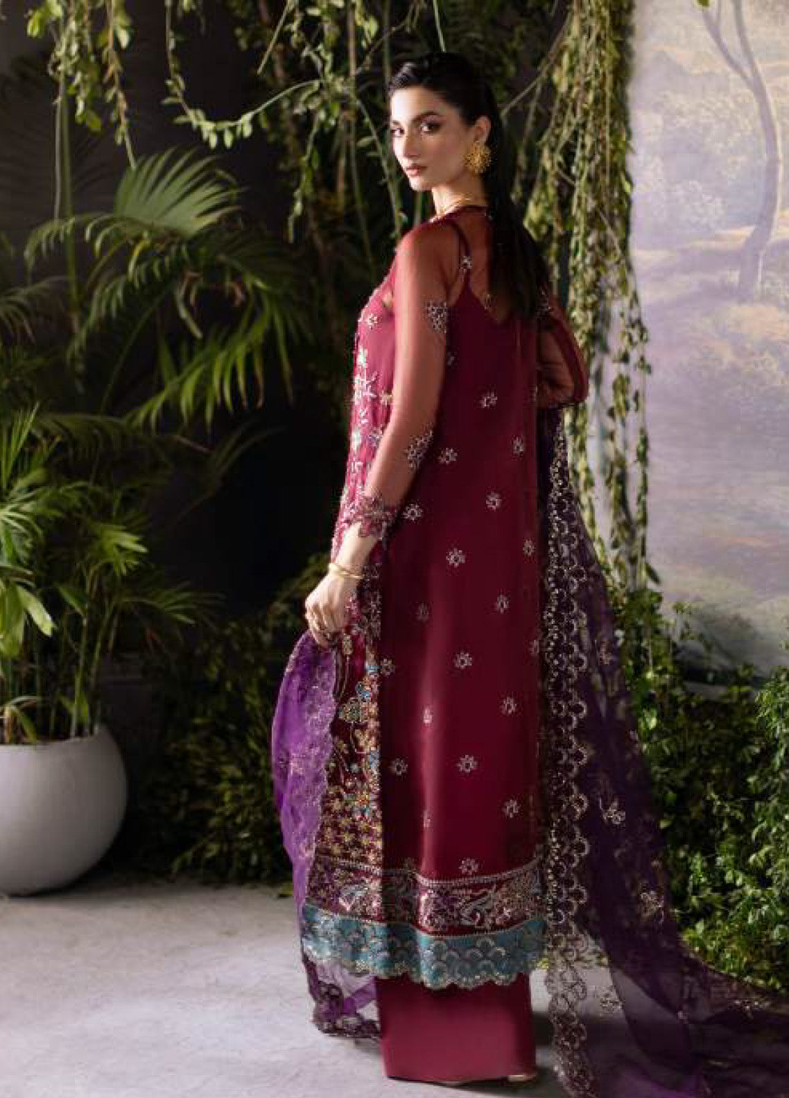 Fleurie By Saad Shaikh Embroidered Organza 3 Piece Unstitched Suit SSK25FV3 D-1006 REGINA Fleurie By Saad Shaikh Embroidered Organza 3 Piece Unstitched Suit SSK25FV3 D-1006 REGINA