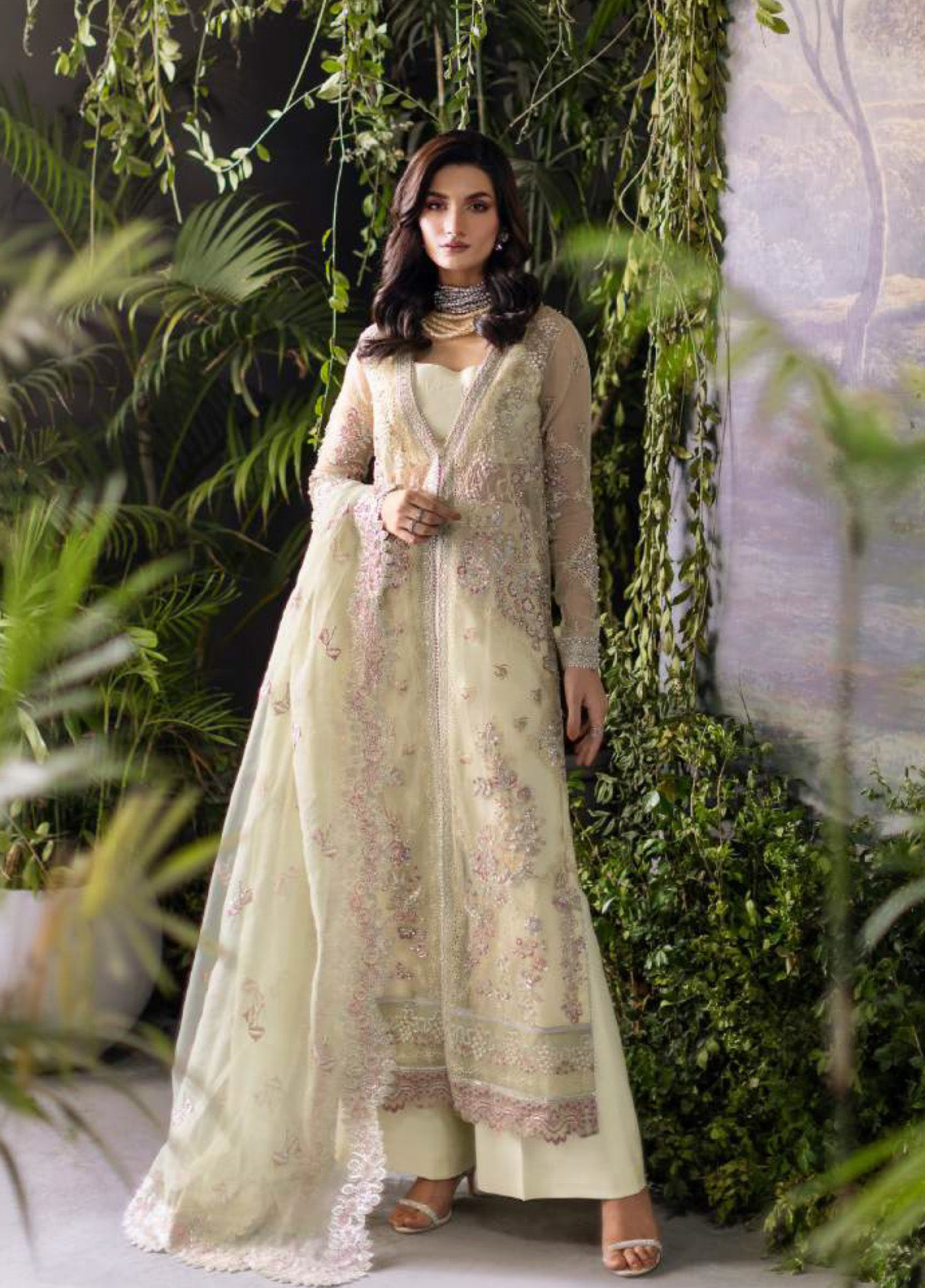 Fleurie By Saad Shaikh Embroidered Organza 3 Piece Unstitched Suit SSK25FV3 D-1007 LUNA Fleurie By Saad Shaikh Embroidered Organza 3 Piece Unstitched Suit SSK25FV3 D-1007 LUNA
