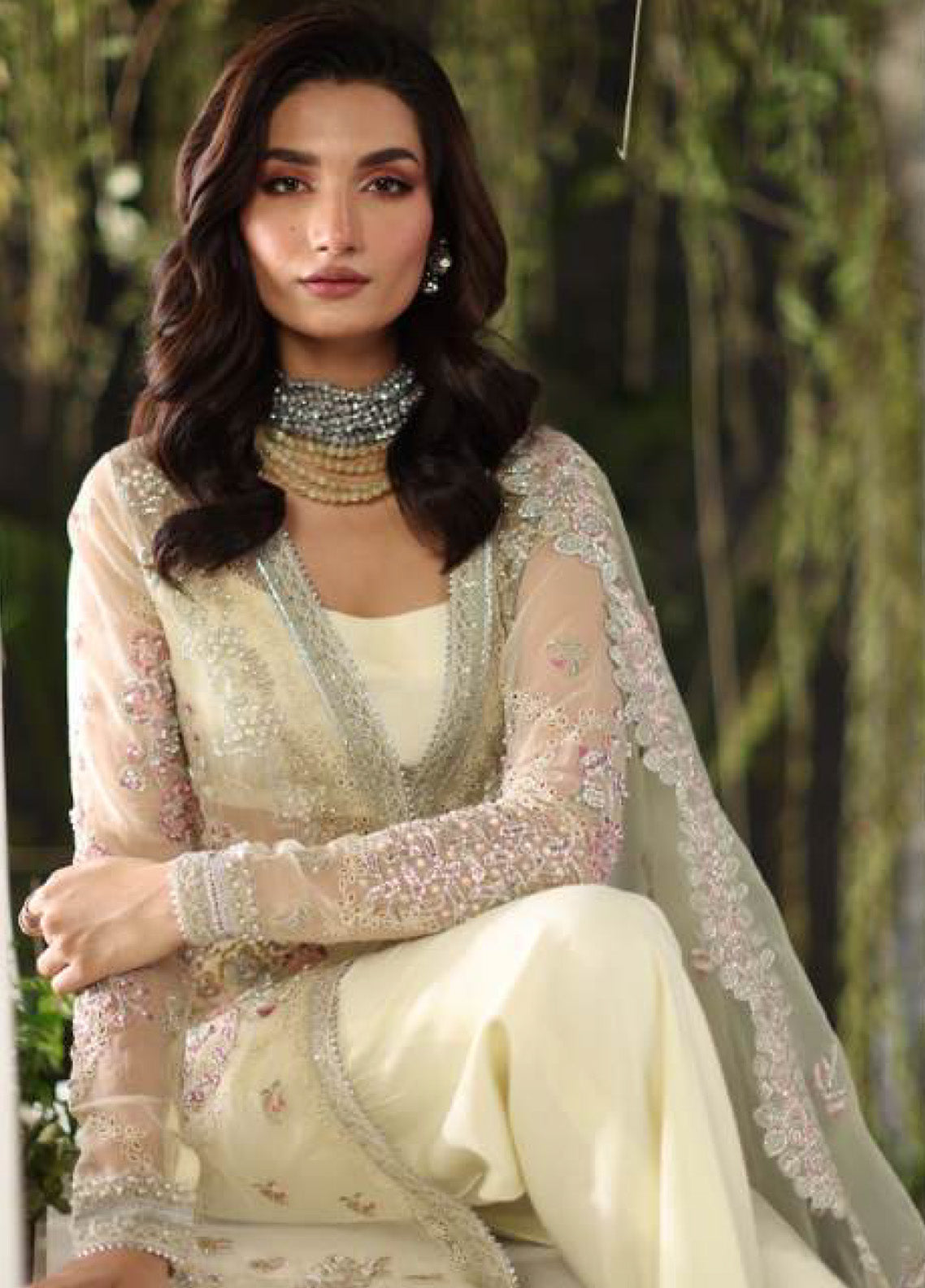 Fleurie By Saad Shaikh Embroidered Organza 3 Piece Unstitched Suit SSK25FV3 D-1007 LUNA Fleurie By Saad Shaikh Embroidered Organza 3 Piece Unstitched Suit SSK25FV3 D-1007 LUNA