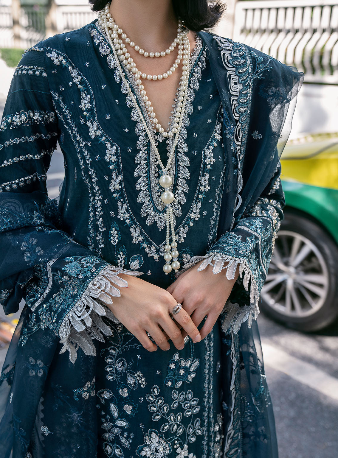 Fleurie By Saad Shaikh Luxury Embroidered Raw Silk 4 Piece Unstitched Suit 4 Piece SSK24F BELLE Fleurie By Saad Shaikh Luxury Embroidered Raw Silk 4 Piece Unstitched Suit 4 Piece SSK24F BELLE