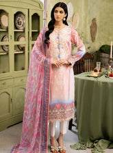 Flora By Roheenaz Embroidered Lawn 3 Piece Unstitched Suit RNZ24F RNP-01A AMARA