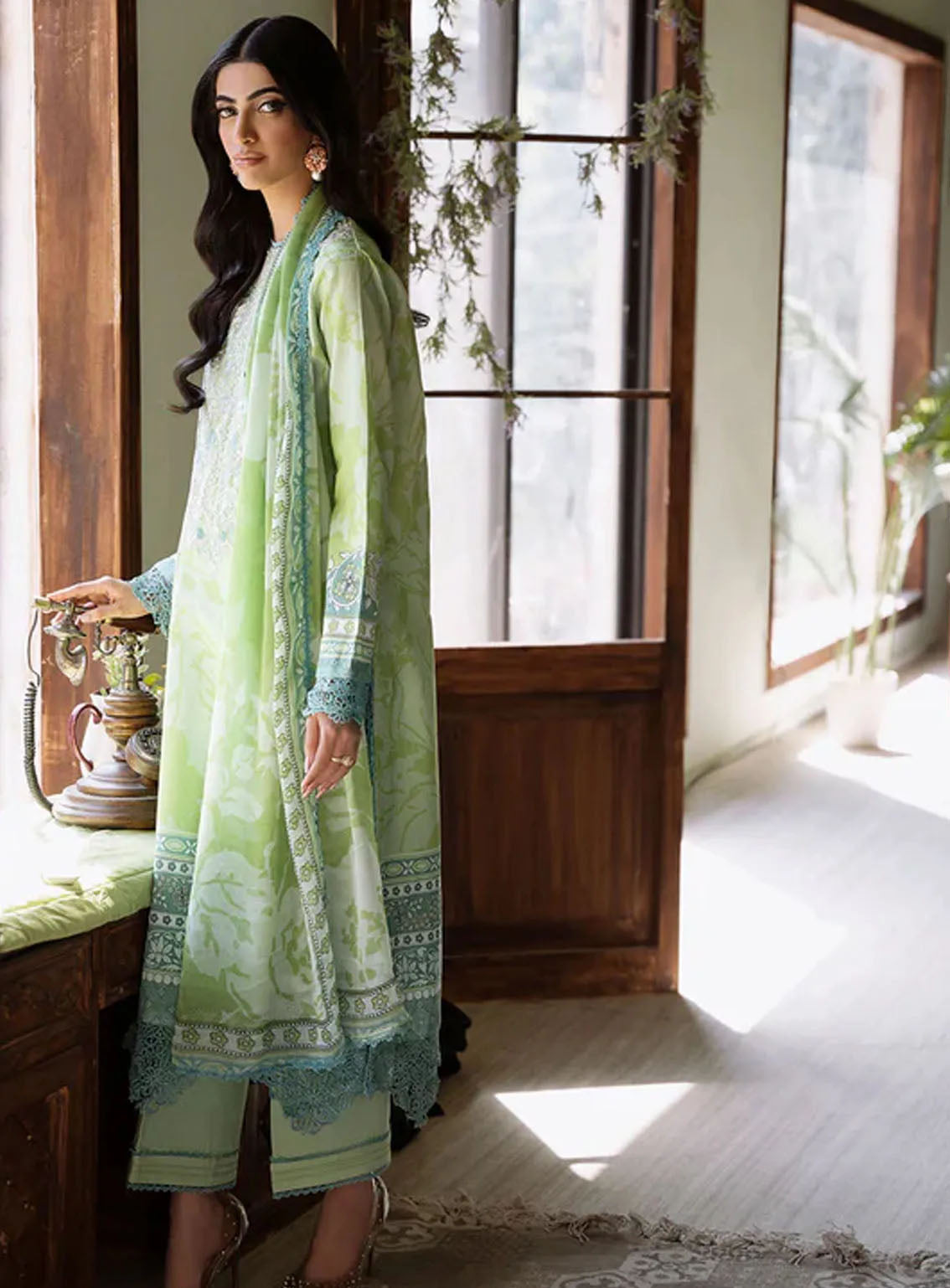 Flora By Roheenaz Embroidered Lawn 3 Piece Unstitched Suit RNZ24F RNP-05B EUPHORIA Flora By Roheenaz Embroidered Lawn 3 Piece Unstitched Suit RNZ24F RNP-05B EUPHORIA