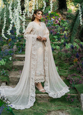 Flora By Zevk Embroidered Lawn 3 Piece Unstitched Suit ZBP25FFL D-ASEEL