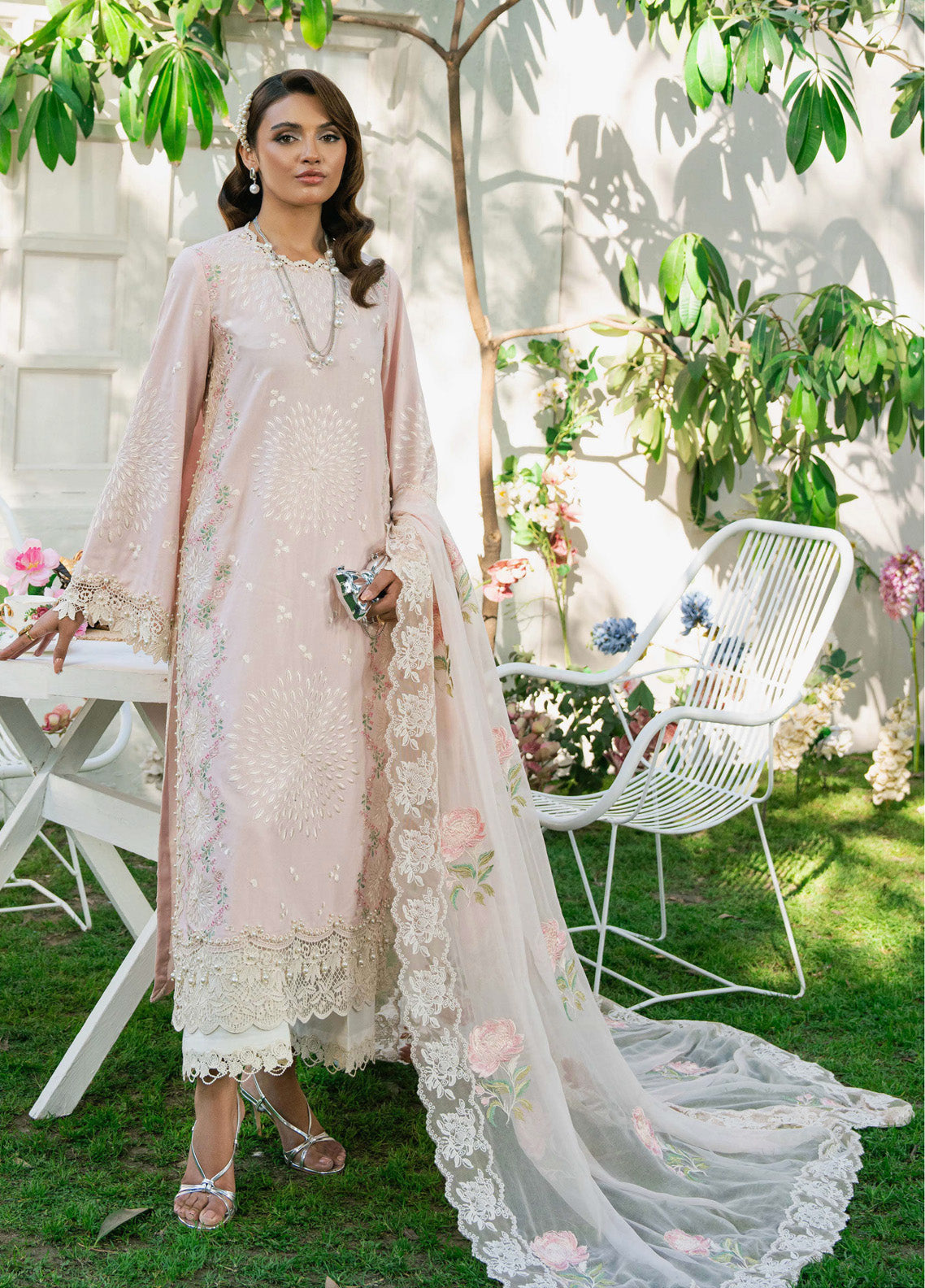 Flora By Zevk Embroidered Lawn 3 Piece Unstitched Suit ZBP25FFL D-LOTUS Flora By Zevk Embroidered Lawn 3 Piece Unstitched Suit ZBP25FFL D-LOTUS