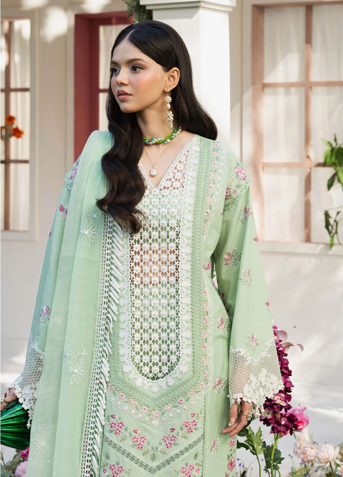 Flora By Zevk Embroidered Lawn 3 Piece Unstitched Suit ZBP25FFL D-ROSEMARY Flora By Zevk Embroidered Lawn 3 Piece Unstitched Suit ZBP25FFL D-ROSEMARY