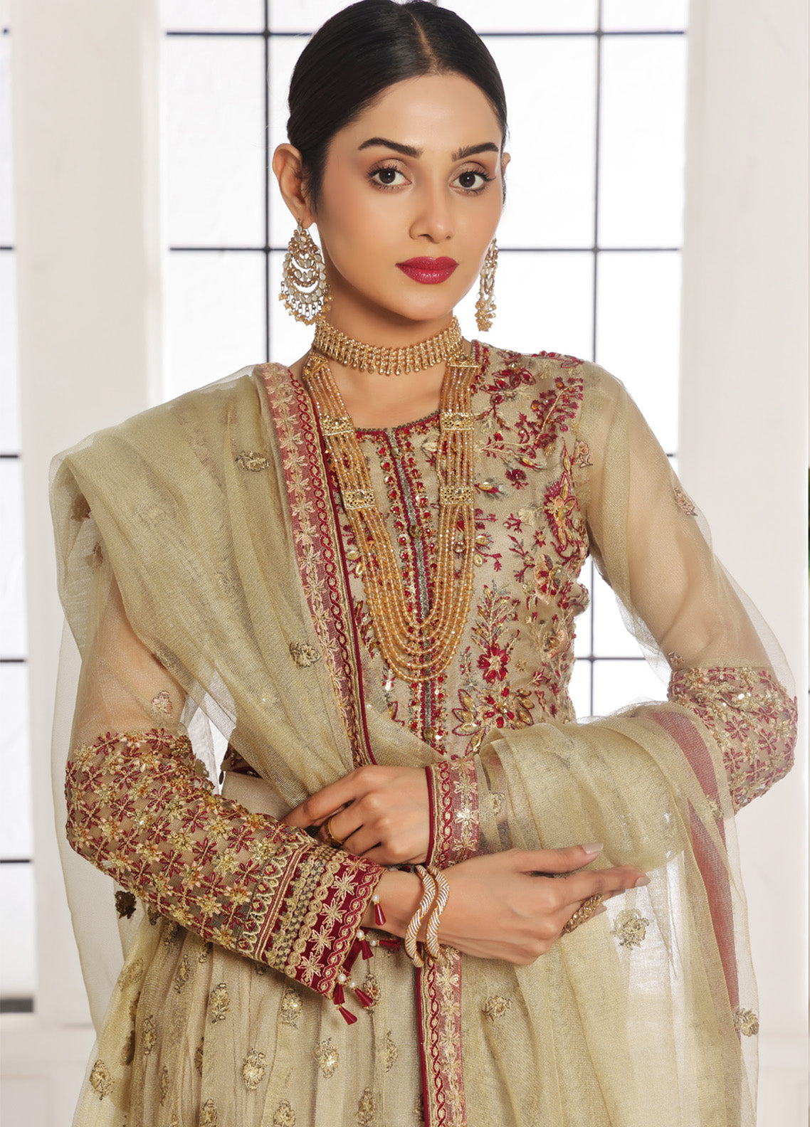 Floral By Soghat Creation Embroidered Chiffon 3 Piece Unstitched Suit SC25F LHC-01 Floral By Soghat Creation Embroidered Chiffon 3 Piece Unstitched Suit SC25F LHC-01