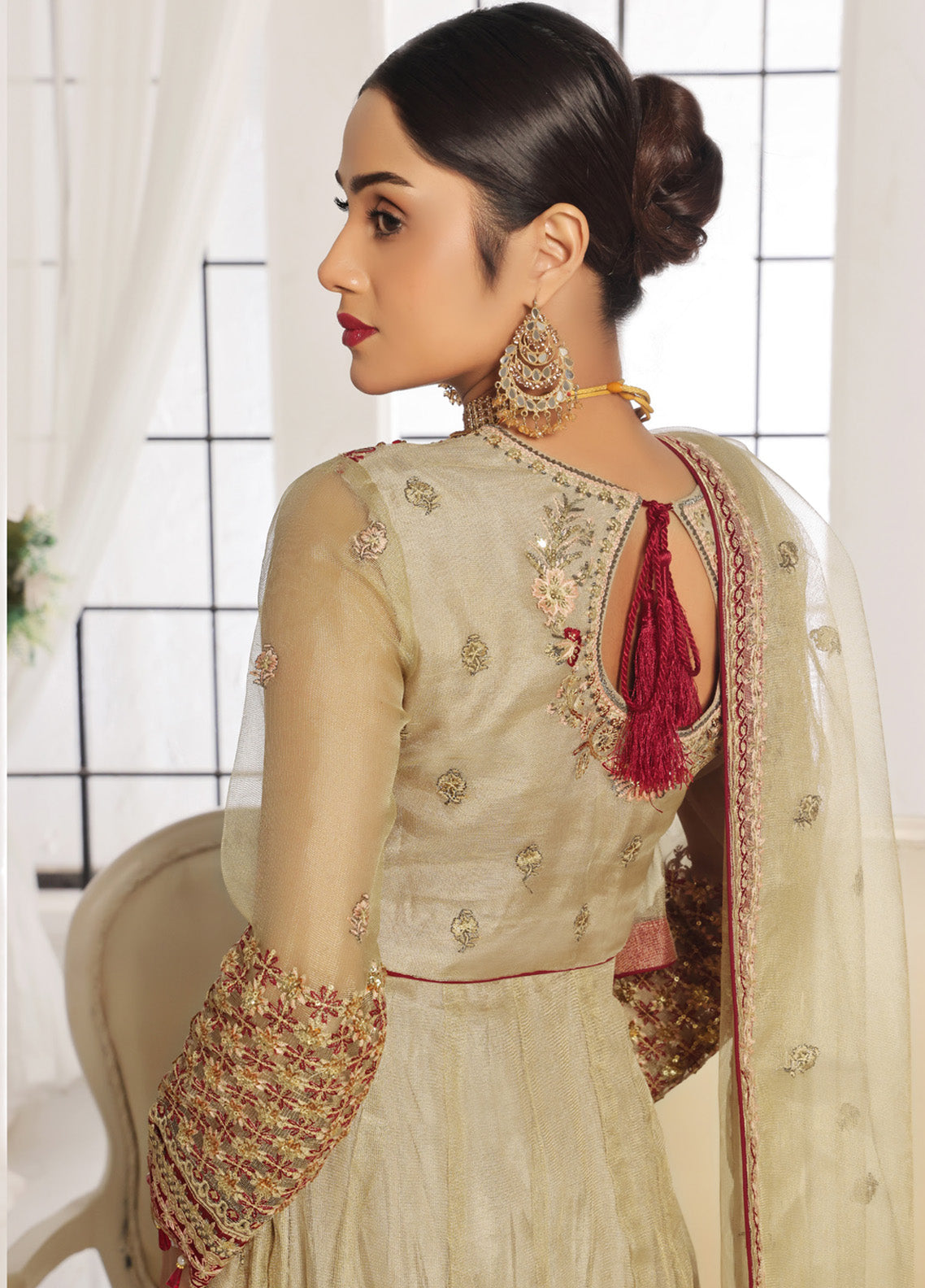 Floral By Soghat Creation Embroidered Chiffon 3 Piece Unstitched Suit SC25F LHC-01 Floral By Soghat Creation Embroidered Chiffon 3 Piece Unstitched Suit SC25F LHC-01