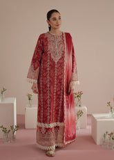 Floral Charm By Afrozeh Embroidered Lawn 3 Piece Unstitched Suit AF24FC D-01 DAINA