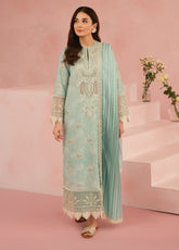 Floral Charm By Afrozeh Embroidered Lawn 3 Piece Unstitched Suit AF24FC D-02 LEONORA