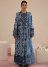 Floral Charm By Afrozeh Embroidered Lawn 3 Piece Unstitched Suit AF24FC D-05 KALINA