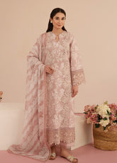 Floral Charm By Afrozeh Embroidered Lawn 3 Piece Unstitched Suit AF24FC D-08 MYTRLE